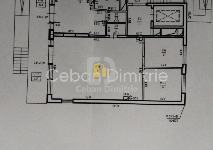 Chirie spațiu comercial, parter, 71 m² Buiucani!9